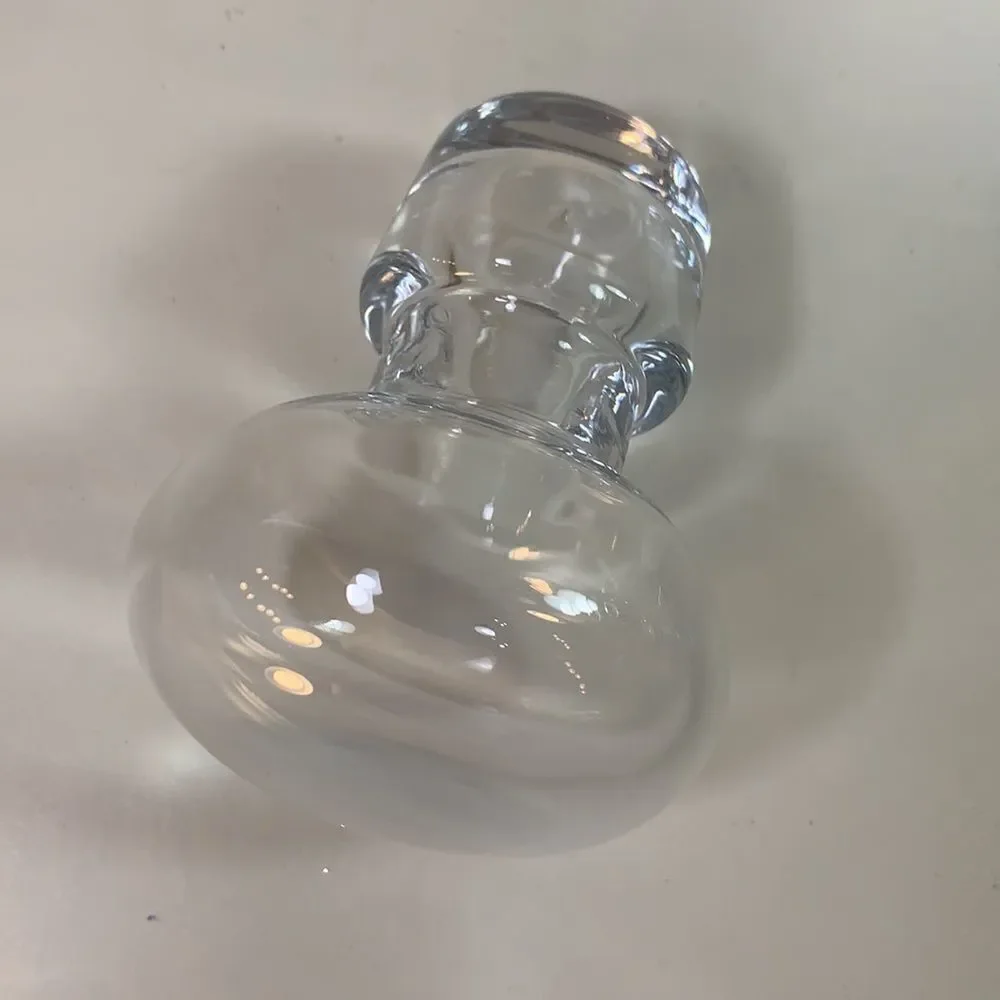 Vintage Clear Glass Serving Bar Accessories Cocktails Liquor Decanter With Top